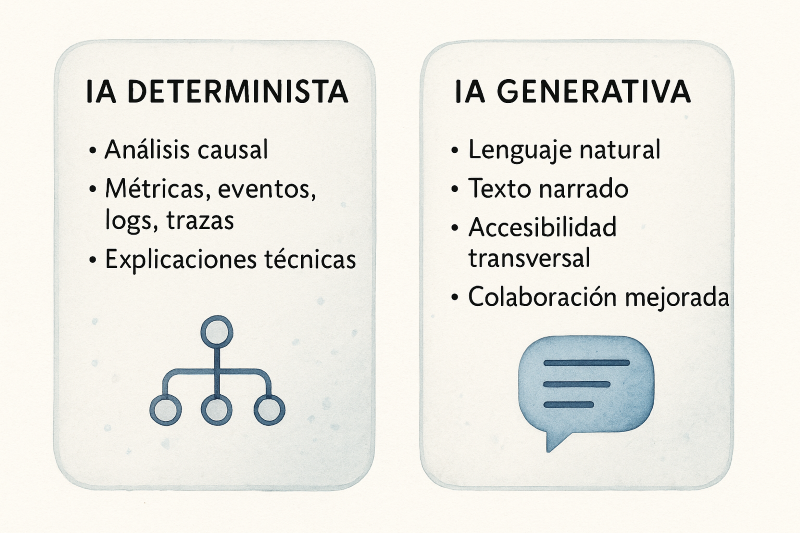 IA Determinista IAa generativa